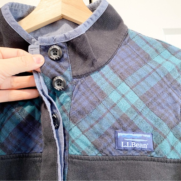 L.L. Bean Rugby Henley Pullover - Picture 3 of 7